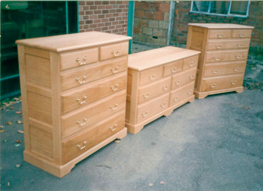Portfolio of handmade Chests of Drawers bespoke furniture and