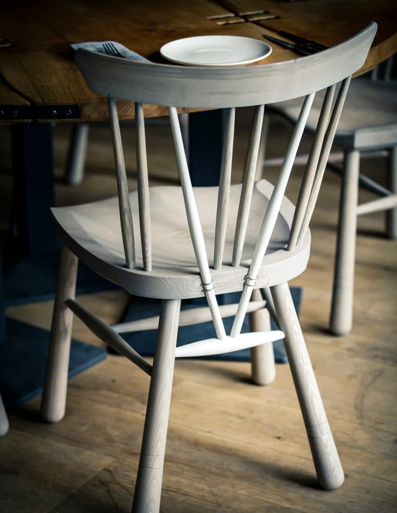 Pub chair back detail