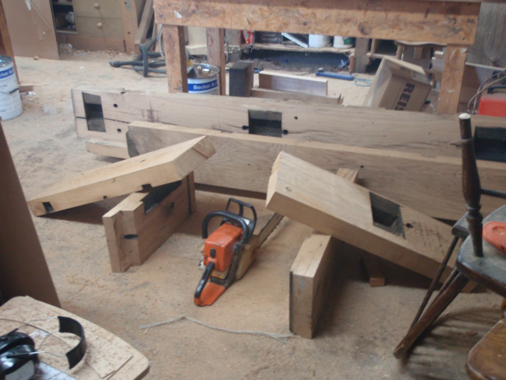 Rough cut beams