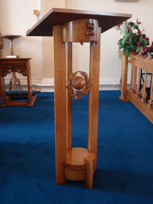 Lectern detail