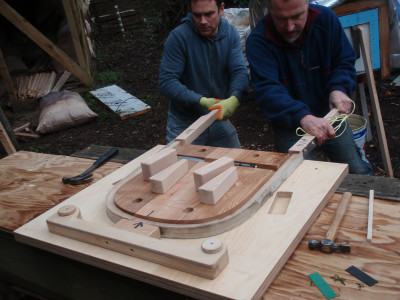 Steam bending timber with force!